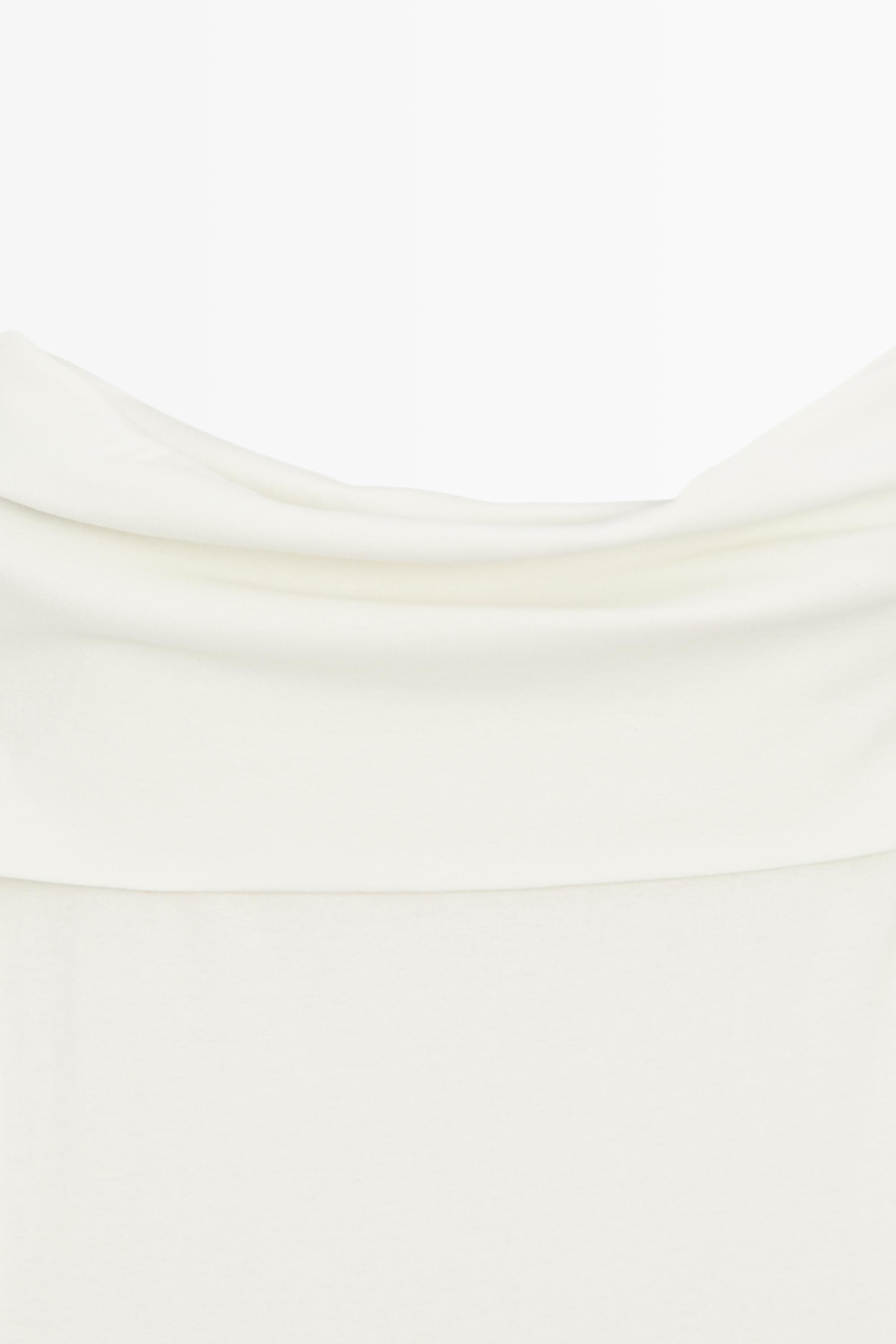 Top en coton à épaules dénudées